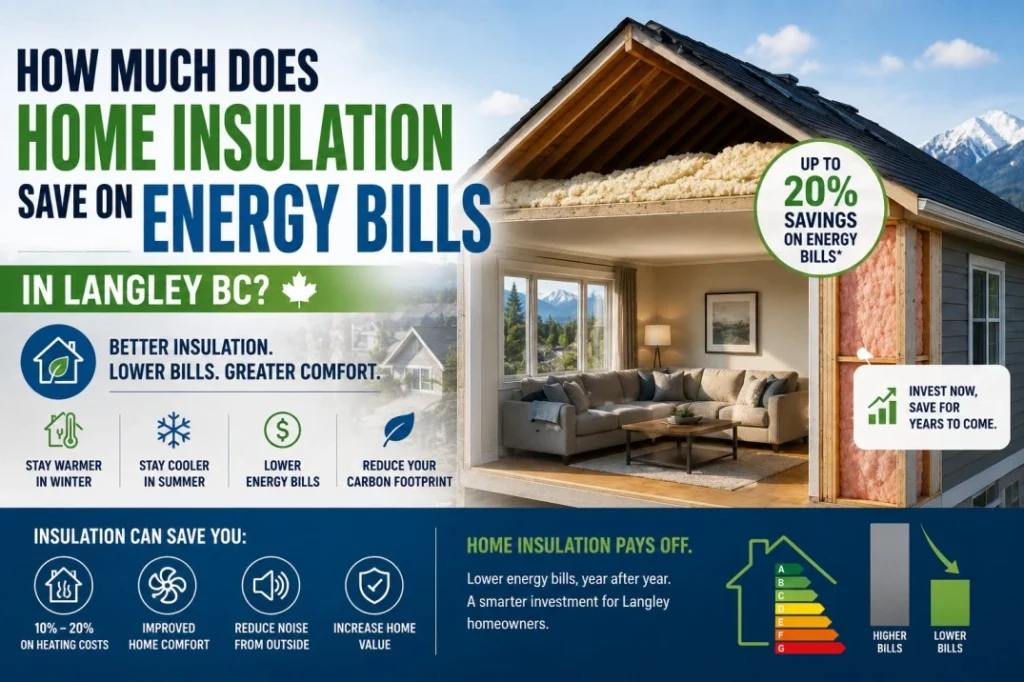 How Much Does Home Insulation Save on Energy Bills in Langley BC?