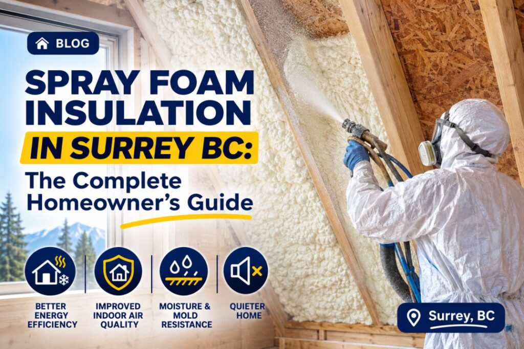 Spray Foam Insulation in Surrey BC: The Complete Homeowner’s Guide